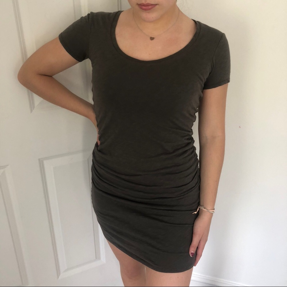 Ruched mini dress